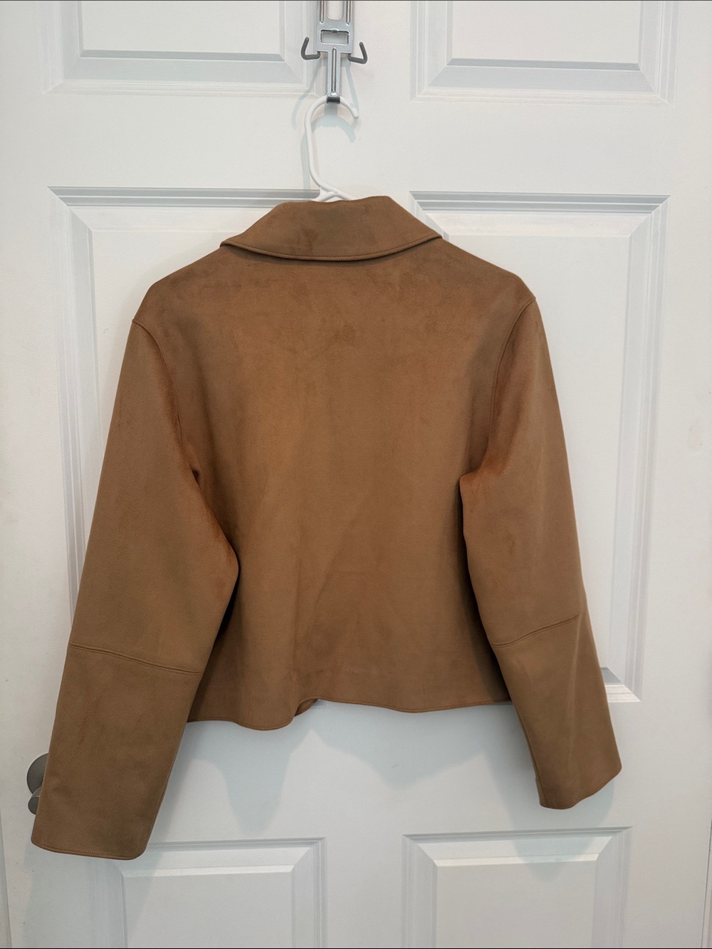Abercrombie & Fitch Women's Vegan Suede Jacket - Picture 4 of 8
